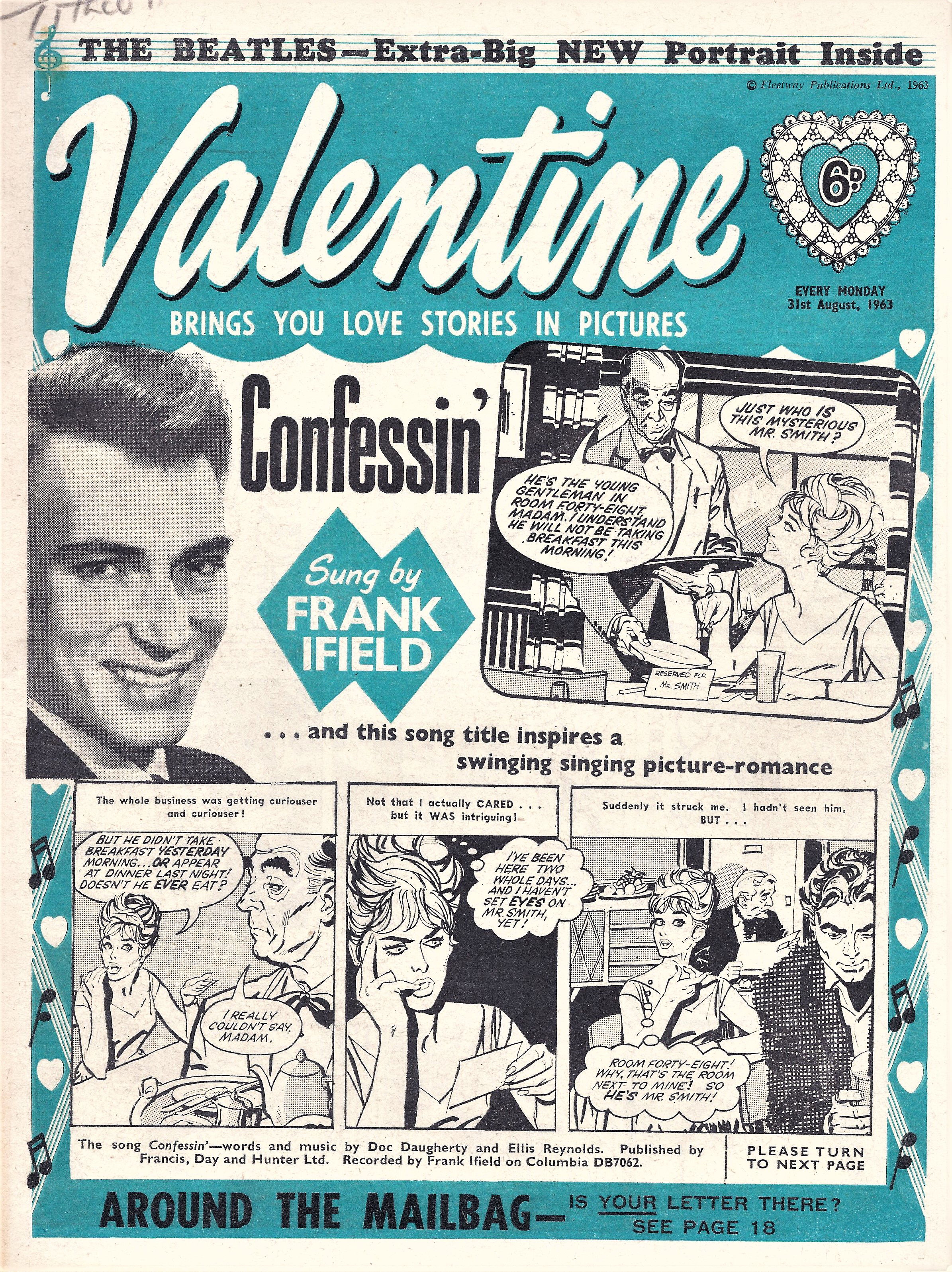 Valentine (Fleetway, 1960 series) 31 August 1963 (31 August 1963)