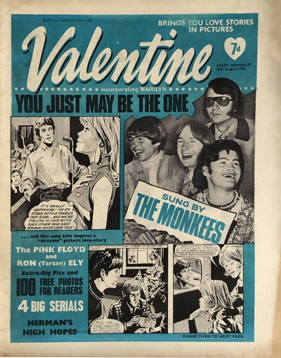 Valentine 19 August 1967