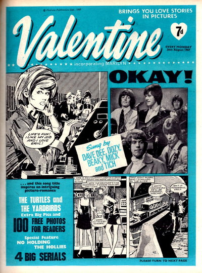 Valentine 26 August 1967