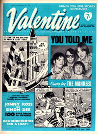 Valentine (Fleetway, 1960 series) 16 September 1967