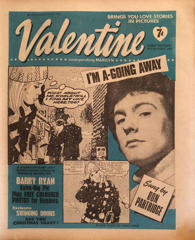 Valentine (IPC, 1968 series) 21 December 1968 (21 December 1968)