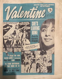Valentine (IPC, 1968 series) 18 January 1969