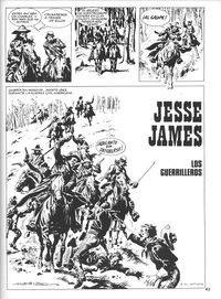 Grandes mitos del oeste (Toutain, 1987 series)  — Jesse James: Los guerrilleros