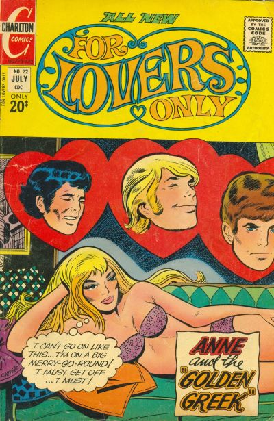 For Lovers Only (Charlton, 1971 series) #72 (July 1973)