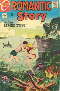 Romantic Story (Charlton, 1954 series)  #92 (February 1968) — One Kiss Before Dying