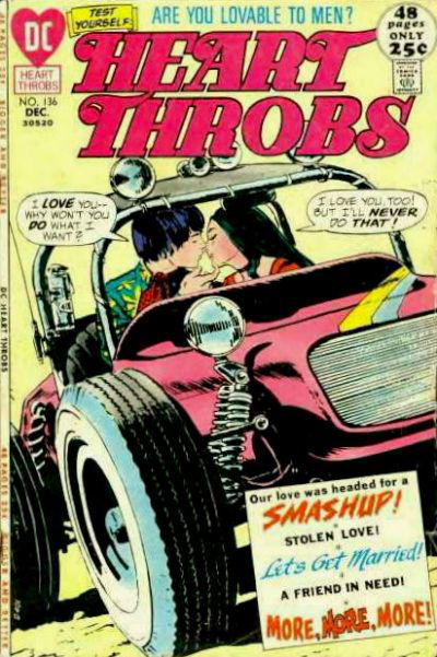 Heart Throbs (DC, 1957 series) #136 December 1971