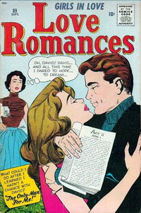 Love Romances (Marvel, 1949 series)  #89 (September 1960)