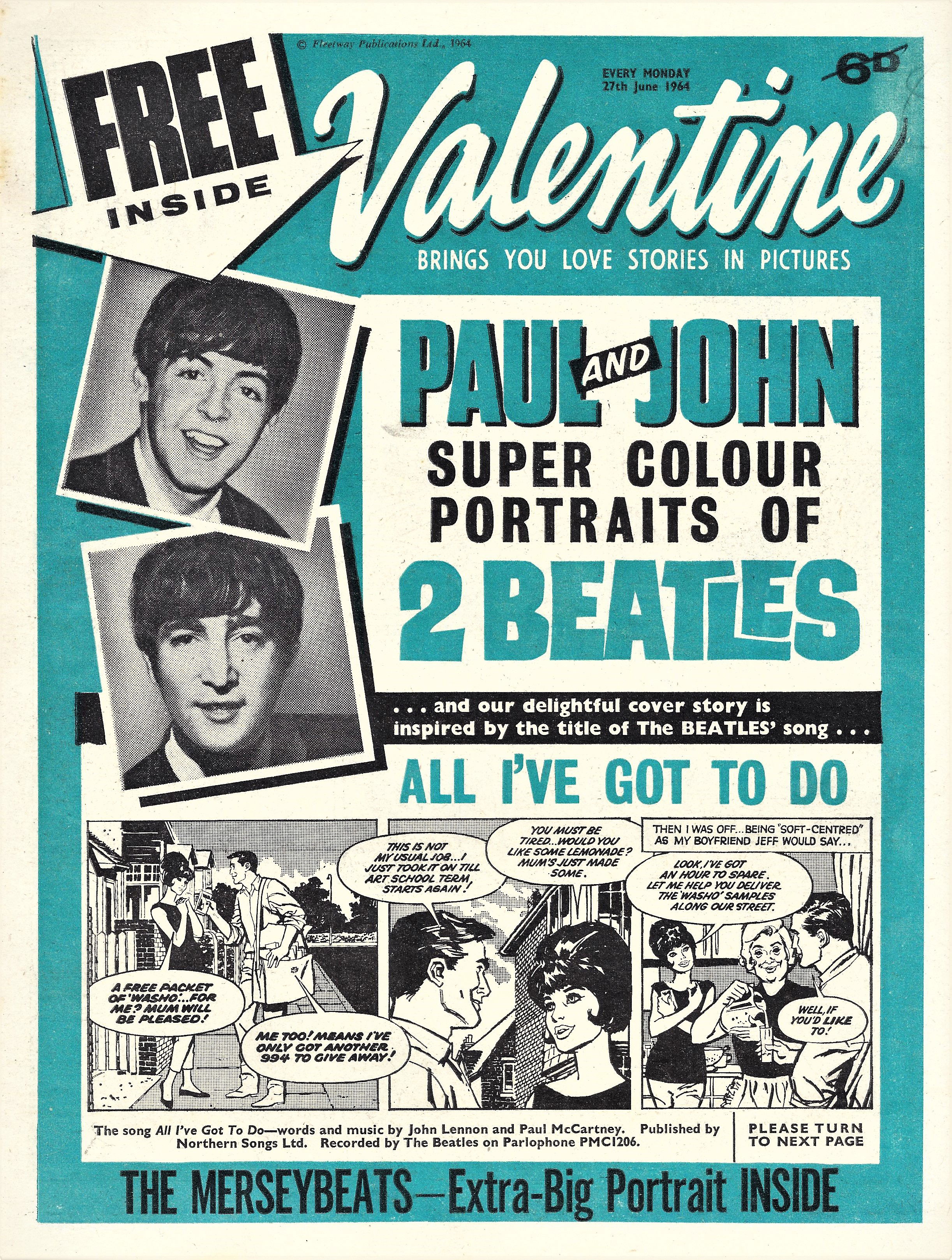 Valentine (Fleetway, 1960 series) 27 June 1964 (27 June 1964)