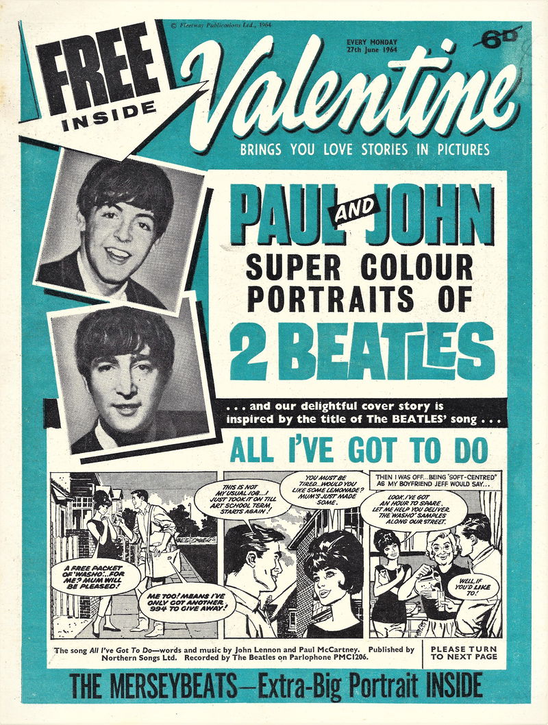 Valentine (Fleetway, 1960 series) 27 June 1964 (27 June 1964)