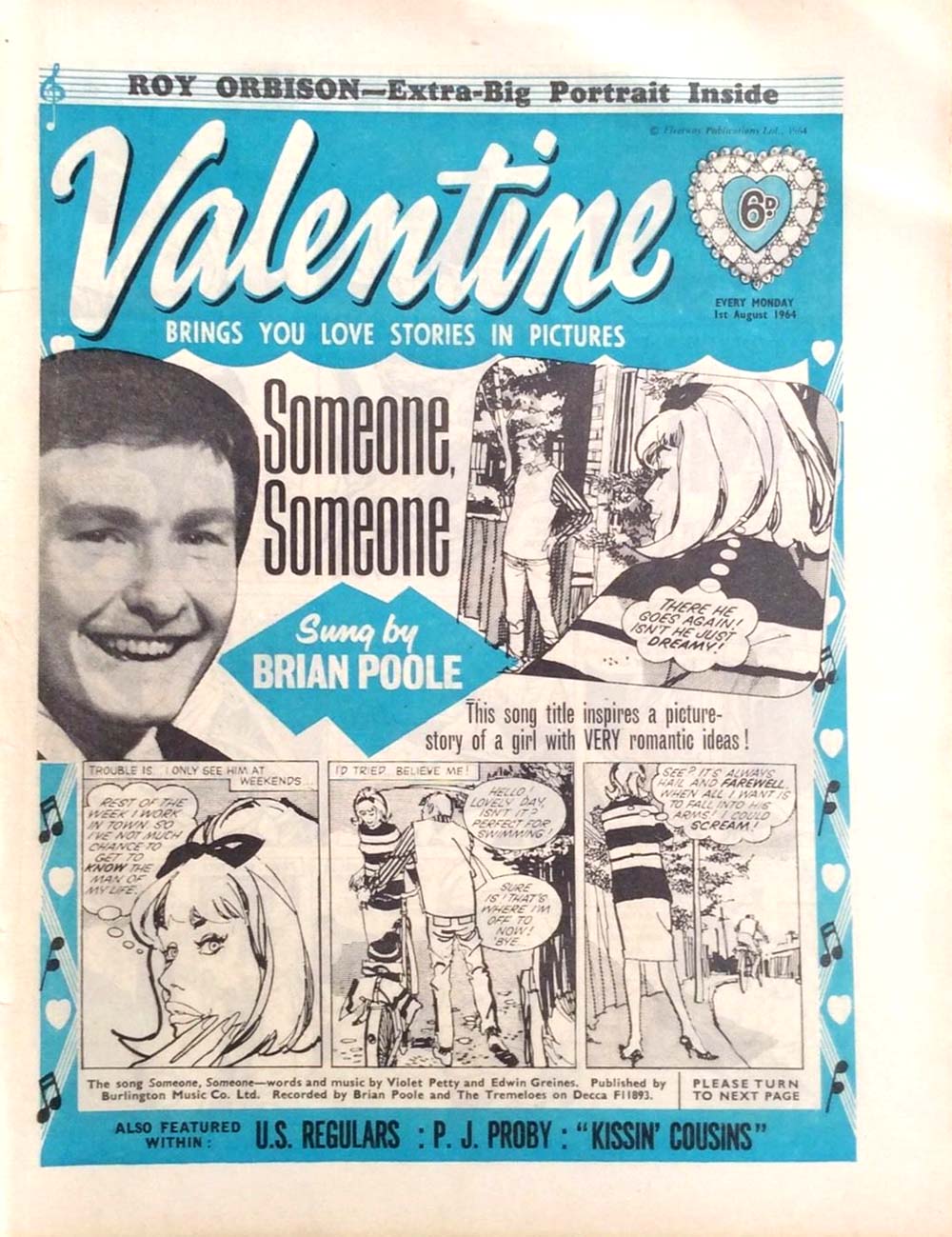 Valentine (Fleetway, 1960 series) 1 August 1964 (1 August 1964)
