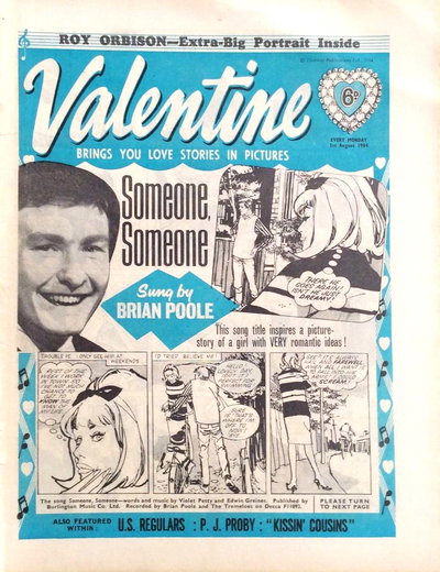 Valentine 1 August 1964