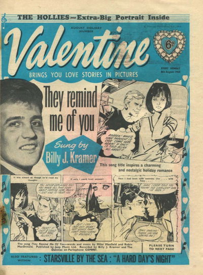 Valentine (Fleetway, 1960 series) 8 August 1964 (8 August 1964)