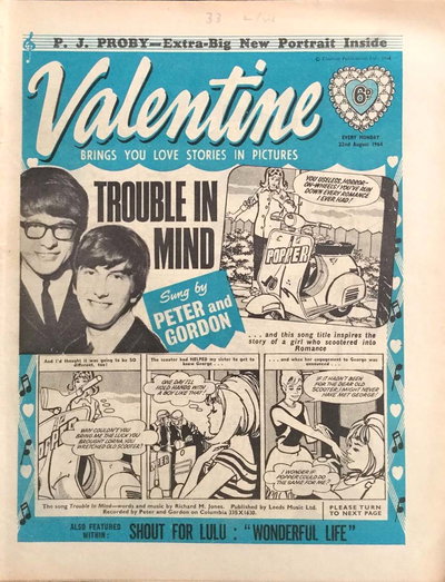 Valentine 22 August 1964