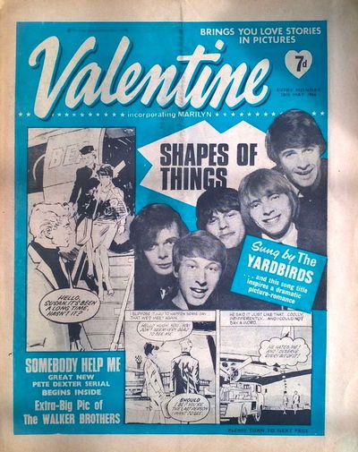 Valentine (Fleetway, 1960 series) 28 May 1966 — Incorporating Marilyn (28 May 1966)