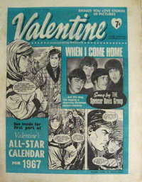 Valentine (Fleetway, 1960 series) 24 December 1966