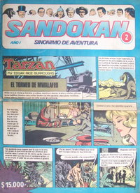 Sandokan Sinónimo de aventura (Columba, 1982 series)  #2 (6 October 1982)
