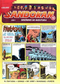 Sandokan Sinónimo de aventura (Columba, 1982 series)  #10 (1 December 1982)