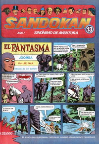 Sandokan Sinónimo de aventura (Columba, 1982 series)  #13 (22 December 1982)