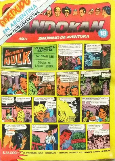 Sandokan Sinónimo de aventura  #18 (2 March 1983)