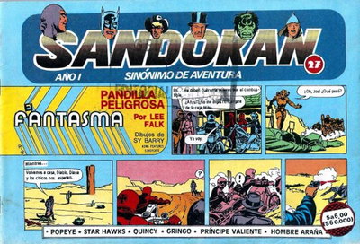 Sandokan Sinónimo de aventura  #27 (July 1983)