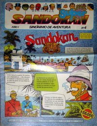 Super Sandokan Sinónimo de aventura (Columba, 1983 series)  #4 (February 1983)