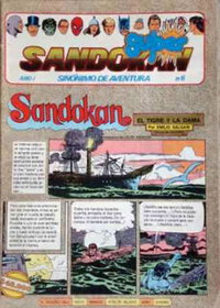 Super Sandokan Sinónimo de aventura (Columba, 1983 series)  #6 (23 March 1983)