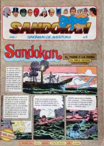Super Sandokan Sinónimo de aventura  #6 (23 March 1983)