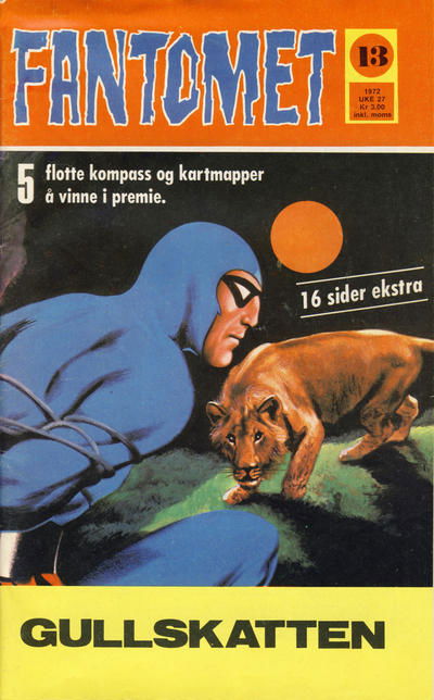 Fantomet (Romanforlaget, 1966 series) #13/1972 uke 27 1972