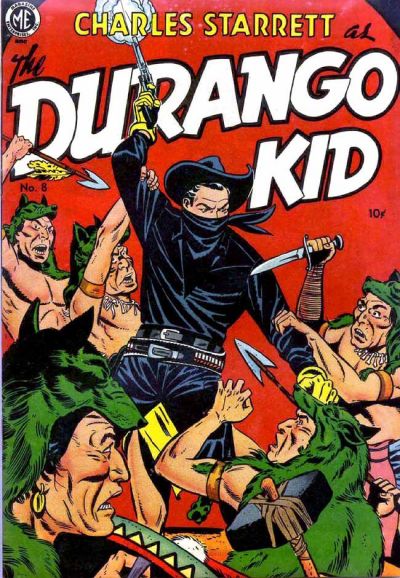 Charles Starrett as the Durango Kid (Magazine Enterprises, 1949 series) #8 (December 1950-January 1951)