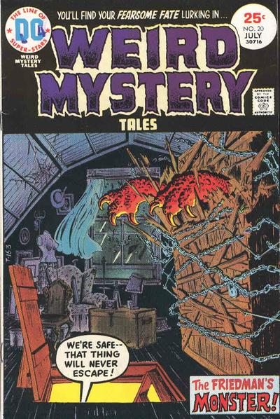 Weird Mystery Tales (DC, 1972 series) #20 (July 1975)