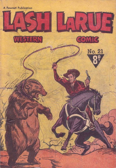 Lash LaRue Western Comic (Cleland, 1951 series) #21 February 1953