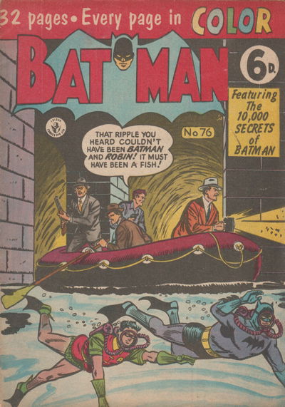 Batman (Colour Comics, 1956 series) #76 September 1956