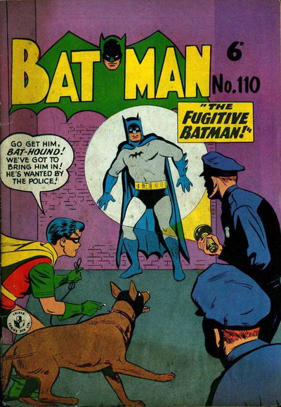 Batman (Colour Comics, 1956 series) #110 August 1959