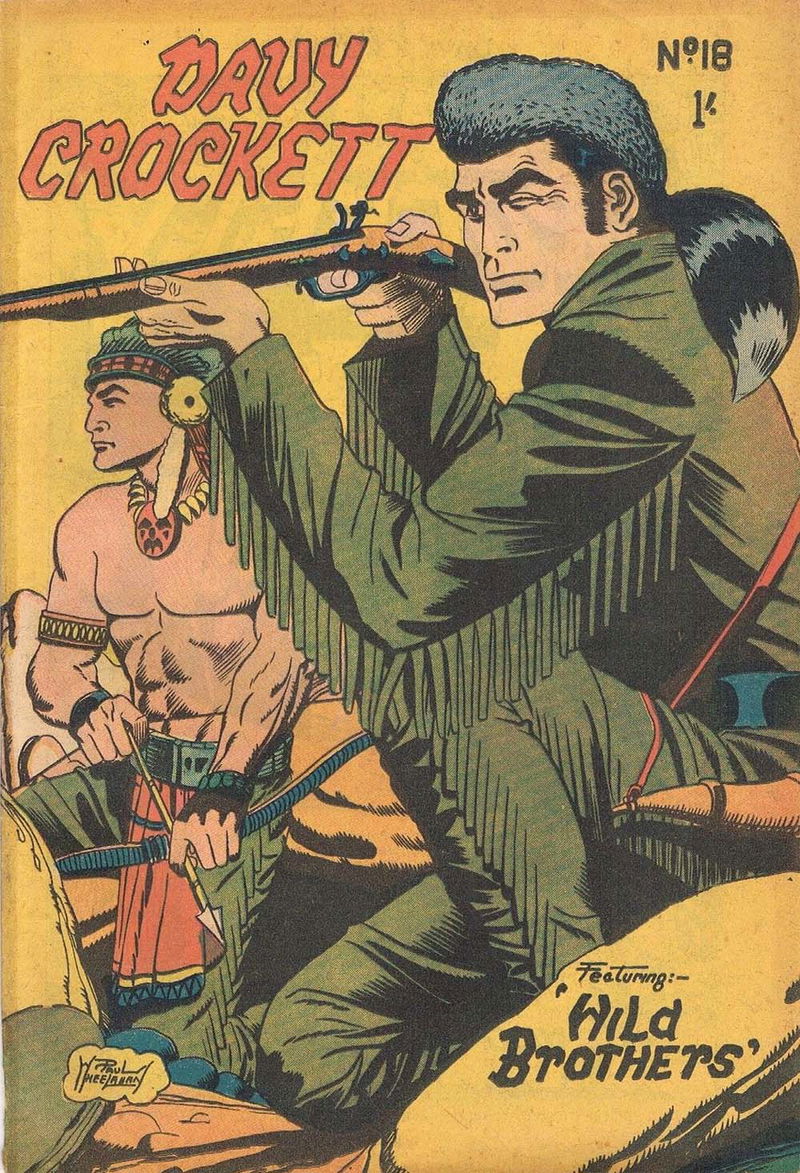 Davy Crockett (Youngs, 1956 series) #18 ([June 1957])