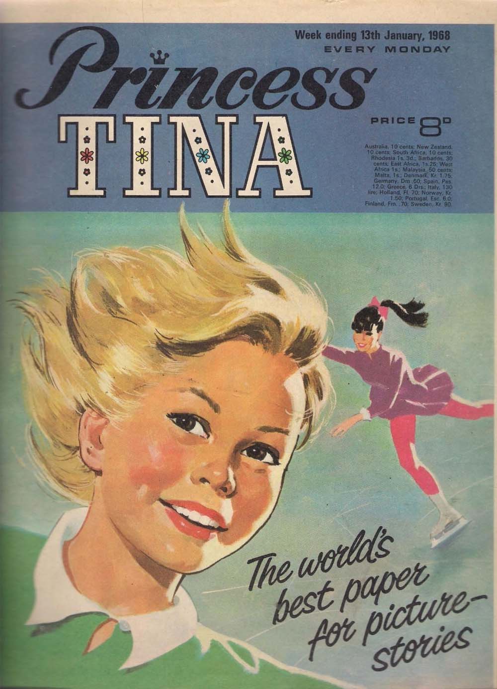 Princess Tina (Fleetway, 1968? series) 13 January 1968 (13 January 1968)