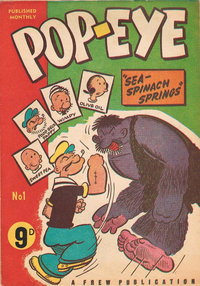 Pop-Eye (Frew, 1956 series)  #1 ([January 1956?]) — Sea-Spinach Springs