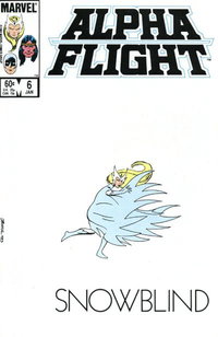 Alpha Flight (Marvel, 1983 series)  #6 (January 1984) — Snowblind