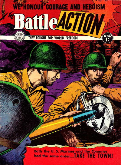 Battle Action (Horwitz, 1954 series) #42 [January 1958?]