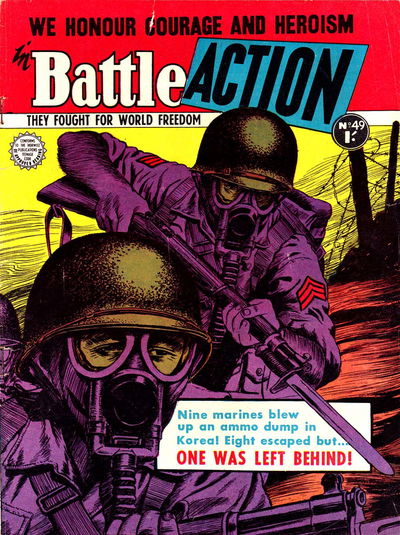 Battle Action (Horwitz, 1954 series) #49 [August 1958?]