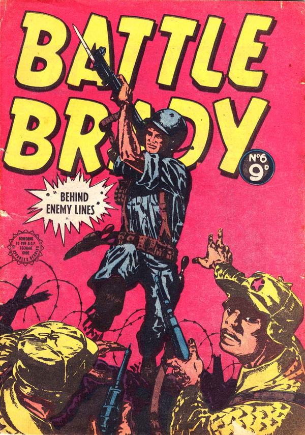 Battle Brady (Horwitz, 1955 series) #6 (September 1955)