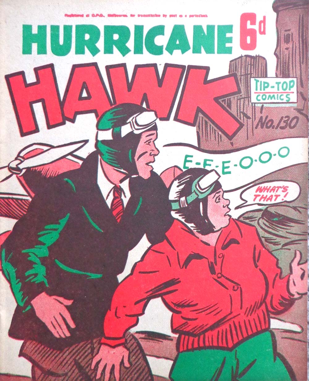 Hurricane Hawk (Southdown Press, 1947 series) #130 — Adventures of Hurricane Hawk ([May 1950?])