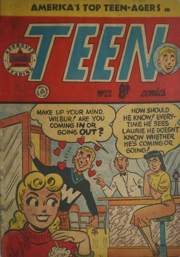 Teen Comics (HJ Edwards, 1952 series) #23 ([April 1954?])