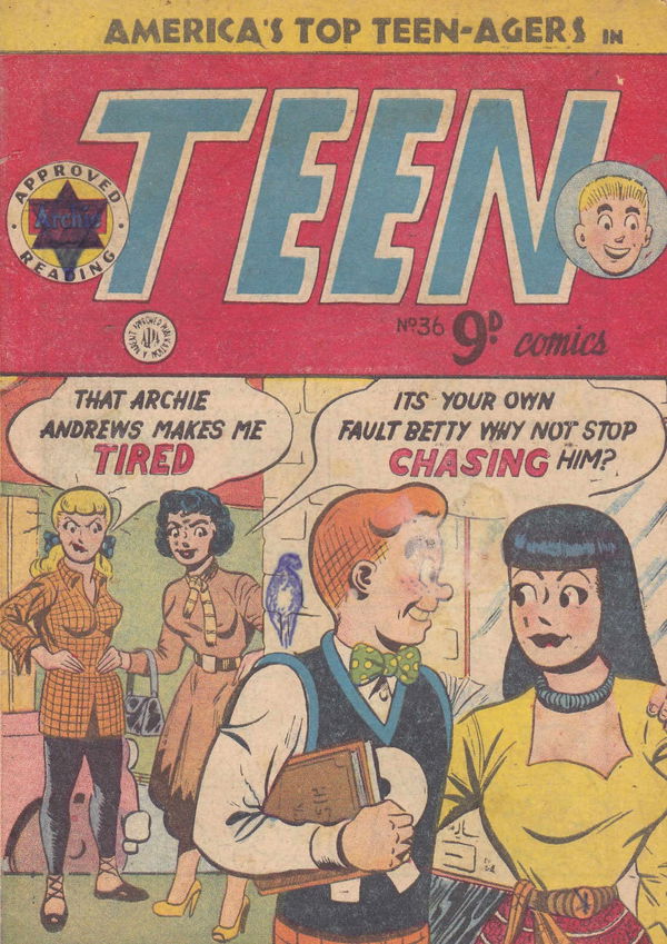 Teen Comics (HJ Edwards, 1952 series) #36 ([May 1955?])