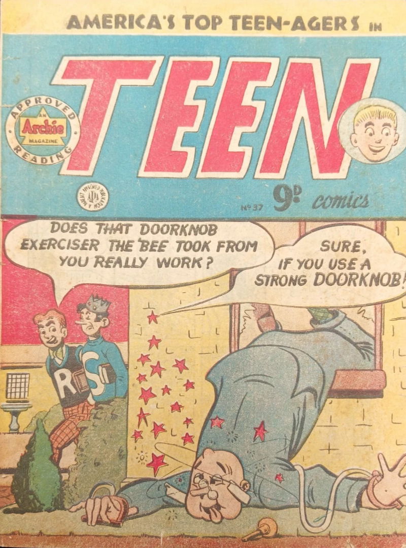 Teen Comics (HJ Edwards, 1952 series) #37 (June 1955)
