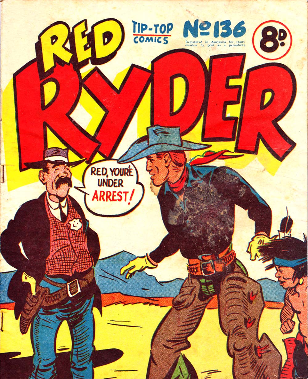 Red Ryder the Fearless Cowboy (Southdown Press, 1945 series) #136 — Adventures of Red Ryder ([August 1952?])