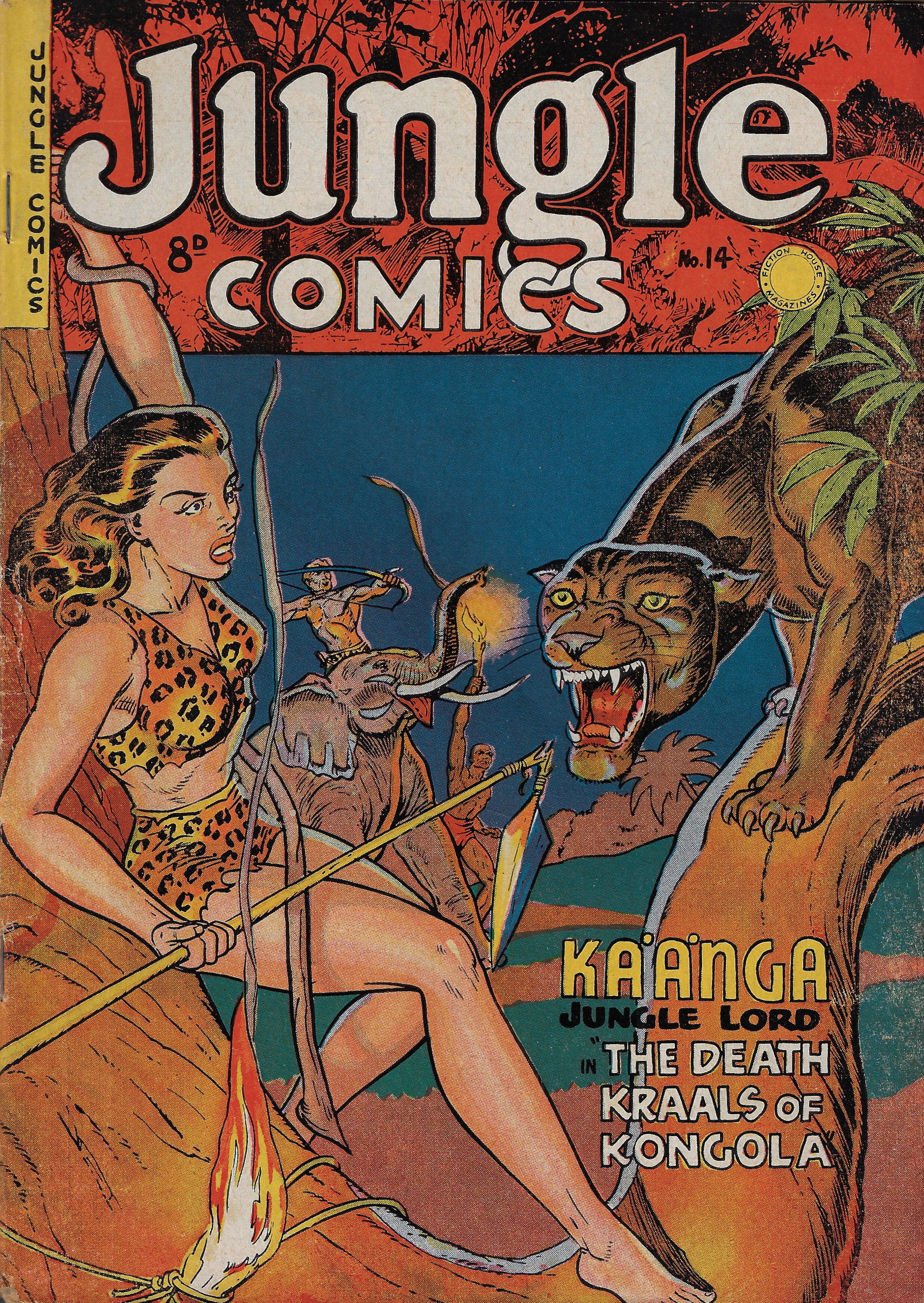 Jungle Comics (HJ Edwards, 1950? series) #14 ([November 1951?])