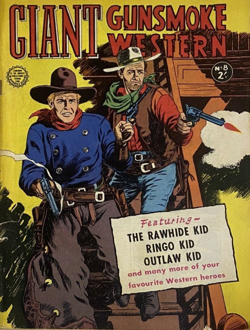 Giant Gunsmoke Western (Horwitz, 1958 series) #8 ([June 1959?])