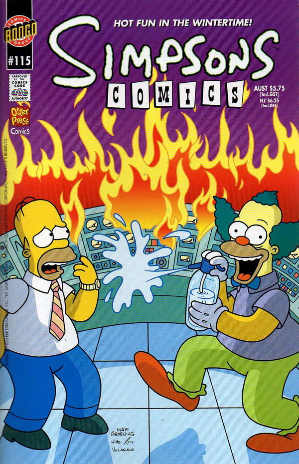 Simpsons Comics (Otter Press, 1998? series) #115 (2006)