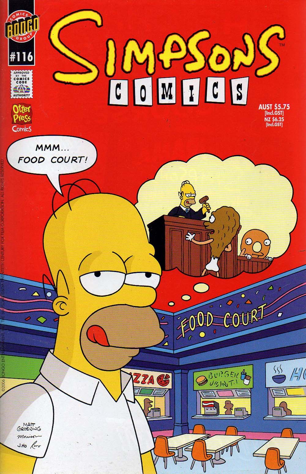 Simpsons Comics (Otter Press, 1998? series) #116 (2006)