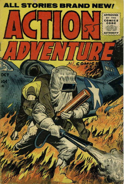 Action Adventure Comics (Stanley Morse, 1955 series) #4 (October 1955)